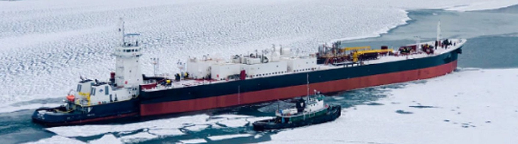 Cargo Ship on Ice
