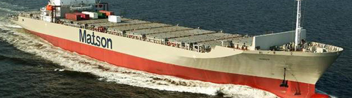 A Matson Cargo Ship